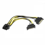 2x SATA to 8-Pin PCIe Power Adaptor