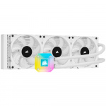 Corsair iCUE H150i Elite Capellix 360mm AIO with 3xML120 fans (White)