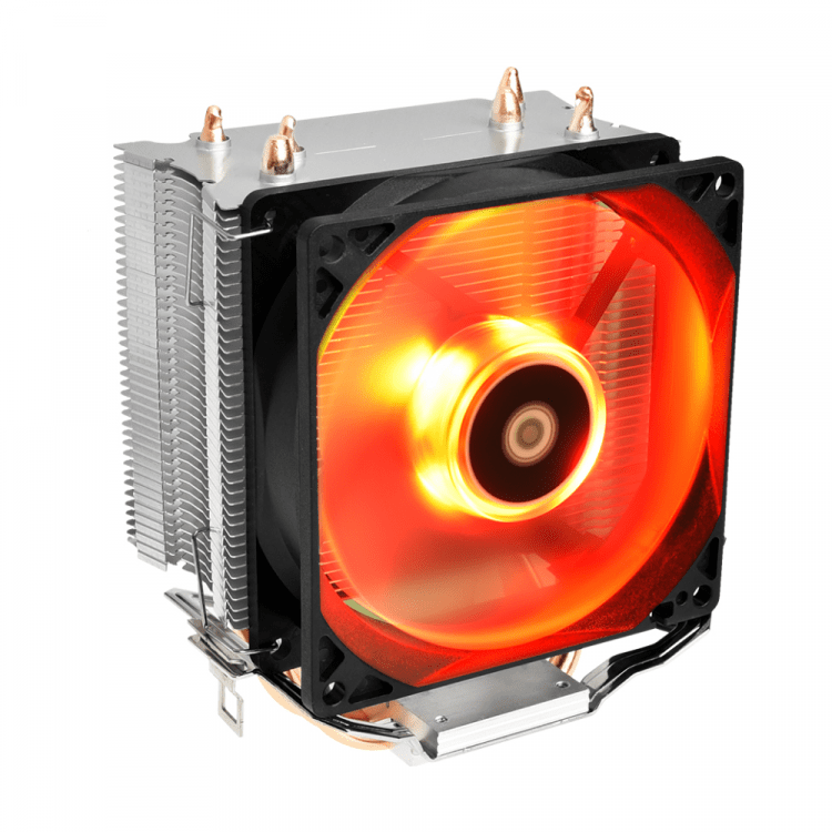 ID-Cooling 92mm Tower CPU Cooler (RED LED Fan)