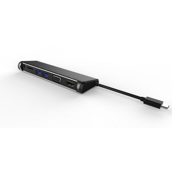 Astrotek USB-C Dock with HDMI/VGA/USB3/Card reader