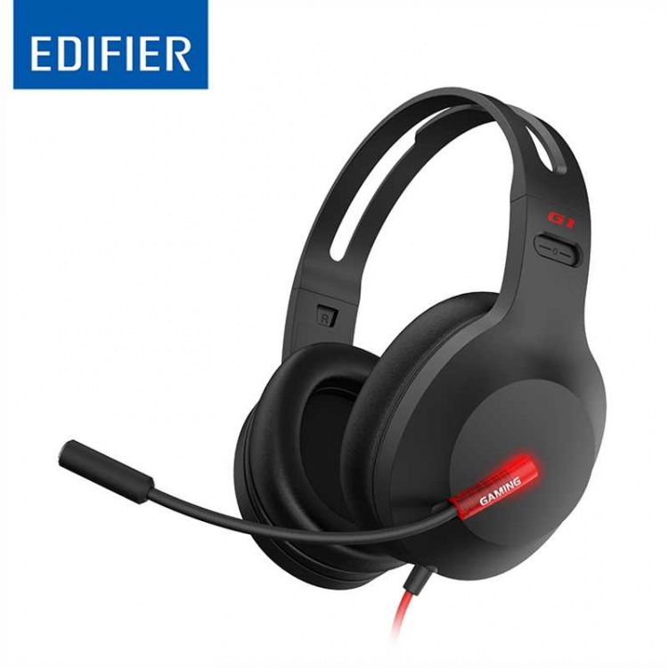 Edifier G1 USB Pro Gaming Headset with noise cancelling mic, LED lights