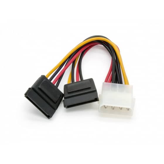 4-Pin Molex to 2x SATA Power Adaptor