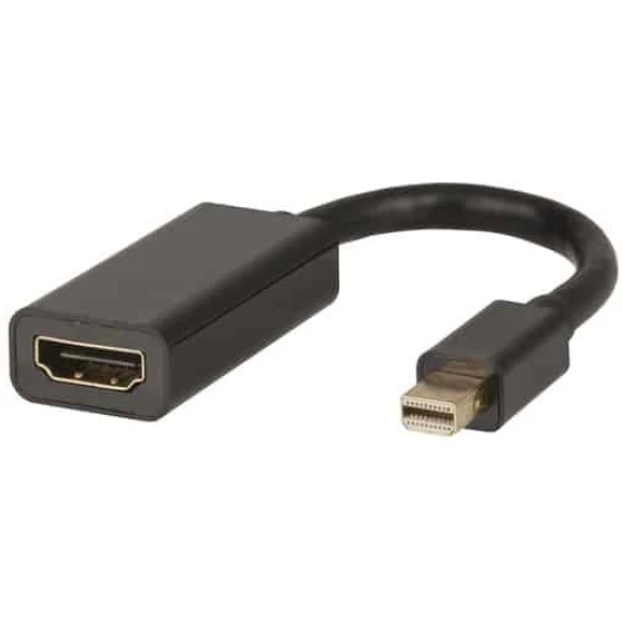 Mini DisplayPort (Male) to HDMI (Female) Adaptor