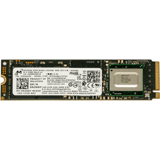 1TB Micron 2300 M.2 NVMe SSD