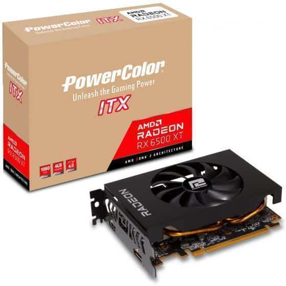 PowerColor Radeon RX 6500 XT 4GB ITX Graphics Card