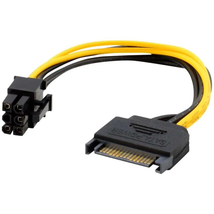 SATA to 6-Pin PCIe Power Adaptor