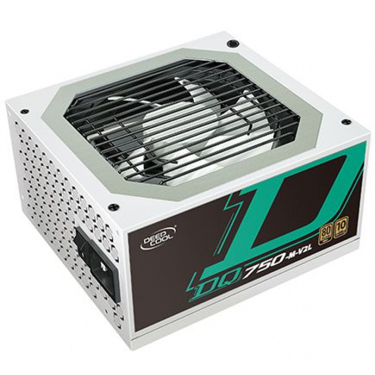 Deepcool DQ750-M-V2L 750W Gold Rated Power Supply, Fully Modular - White (80 Plus)