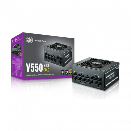 Cooler Master V 550W SFX 80Plus Gold Rated Power Supply, Fully Modular
