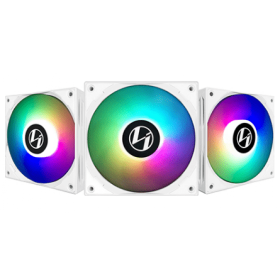 6 x Lian-Li ARGB LED Fans (White)