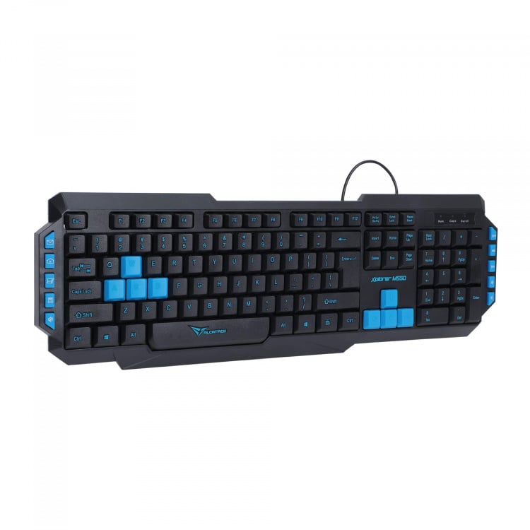 Alcatroz M550  Gaming Keyboard (Blue/Black)