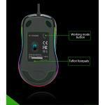 E-Yooso X-19 RGB Wired Gaming Mouse up to 4000dpi lightweight (Black)