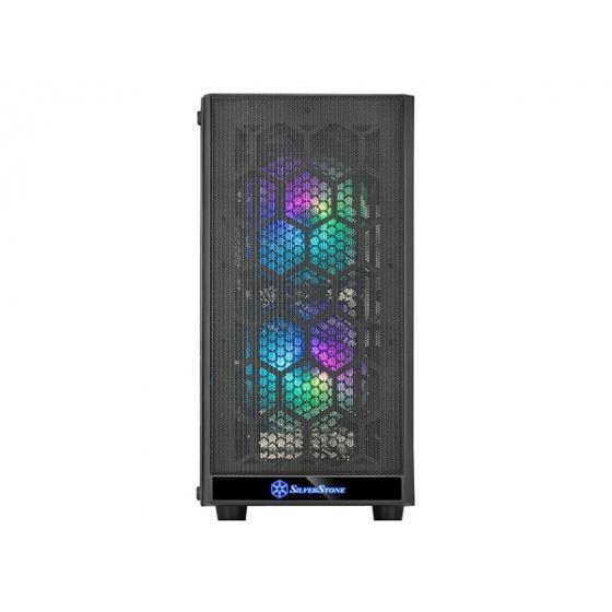 Silverstone PS15B-Pro mATX Case with 2xARGB Fans and controller