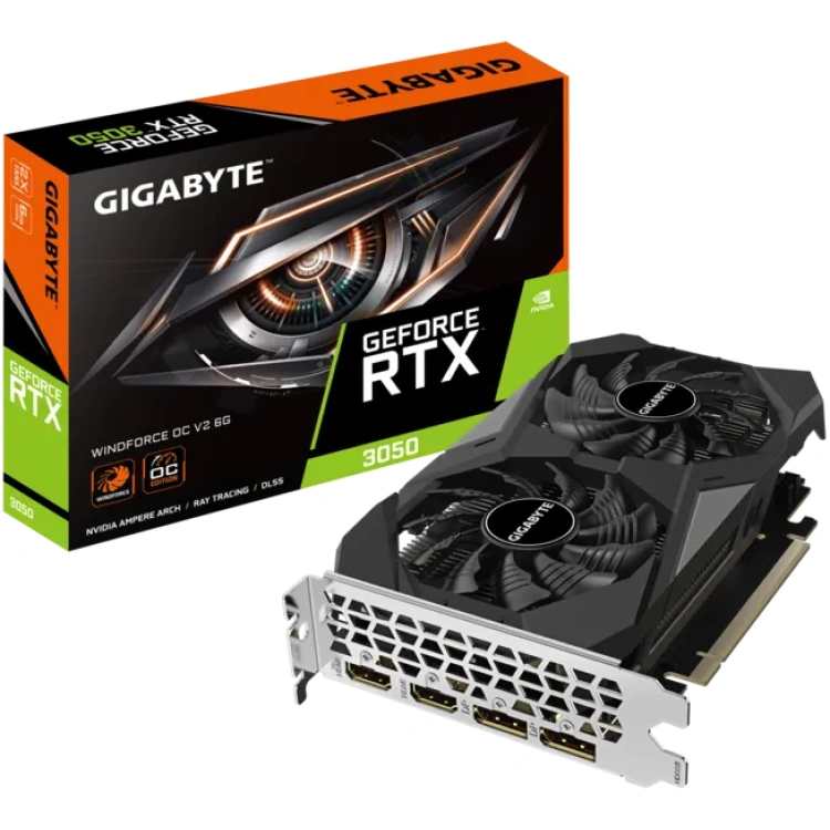 Gigabyte GeForce RTX 3050 Windforce V2 6GB OC Graphics Card