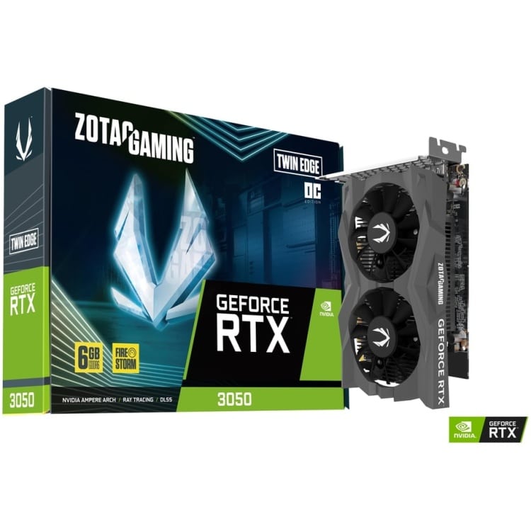 Zotac GeForce RTX 3050 Twin Edge 6GB OC Graphics Card