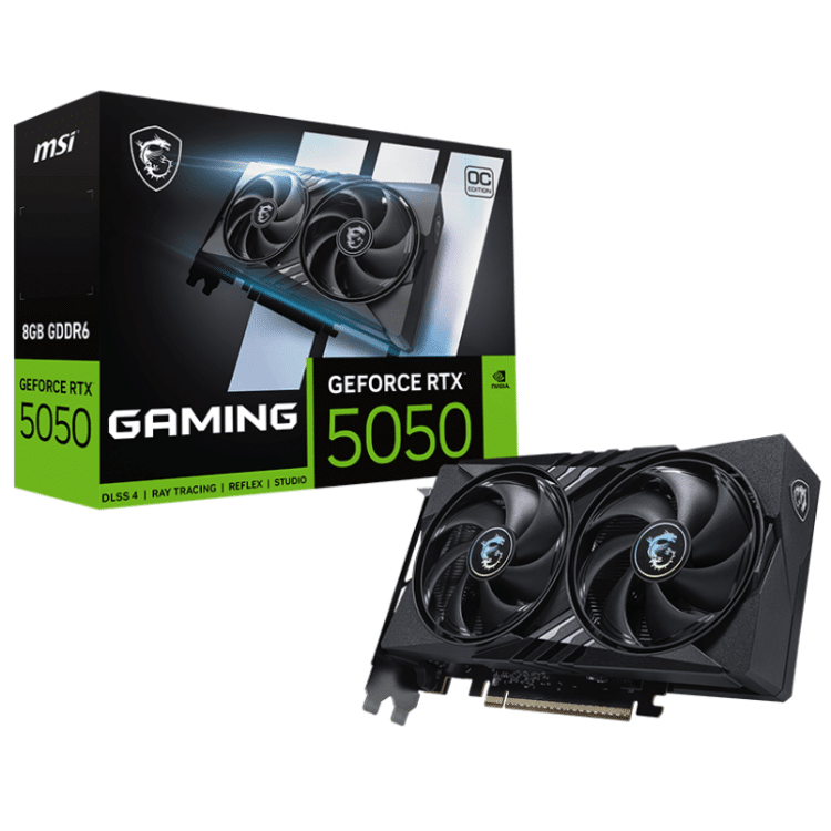 MSI GeForce RTX 5050 8G Gaming OC Graphics Card