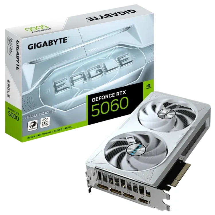 Gigabyte GeForce RTX 5060 8GB Eagle ICE Graphics Card