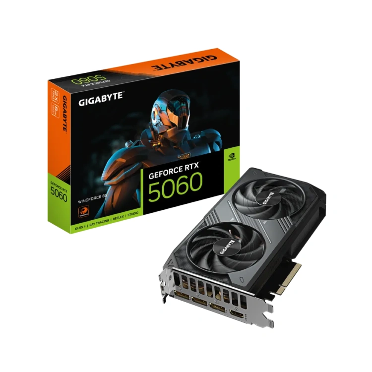 Gigabyte GeForce RTX 5060 8GB Windforce OC Graphics Card