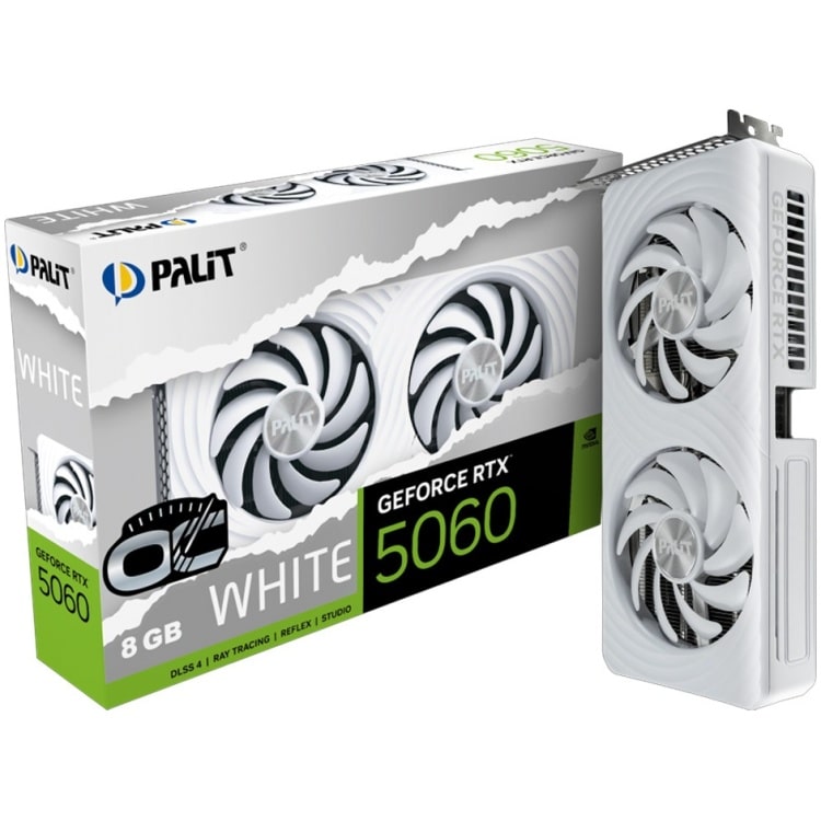 Palit GeForce RTX 5060 8GB White Graphics Card