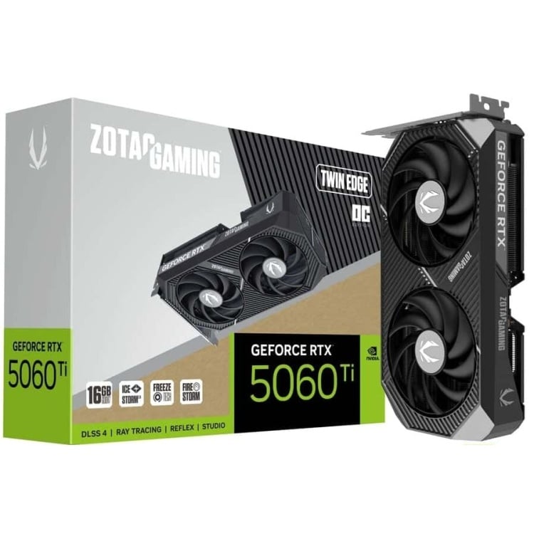 Zotac GeForce RTX 5060 Ti Twin Edge OC 16GB Graphics Card