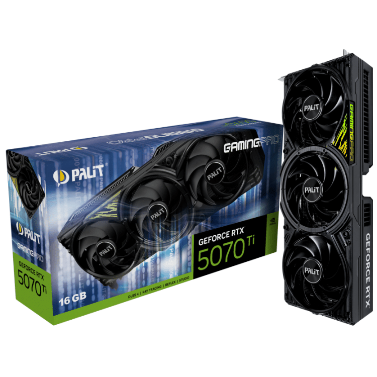 Palit GeForce RTX 5070 Ti 16G GDDR7 GamingPro Graphics Card