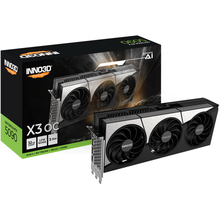 Inno3D GeForce RTX 5090 32G X3 OC GDDR7 Graphics Card