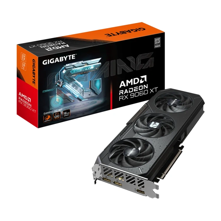 Gigabyte Radeon RX 9060 XT 16G GDDR6 Gaming OC Graphics Card