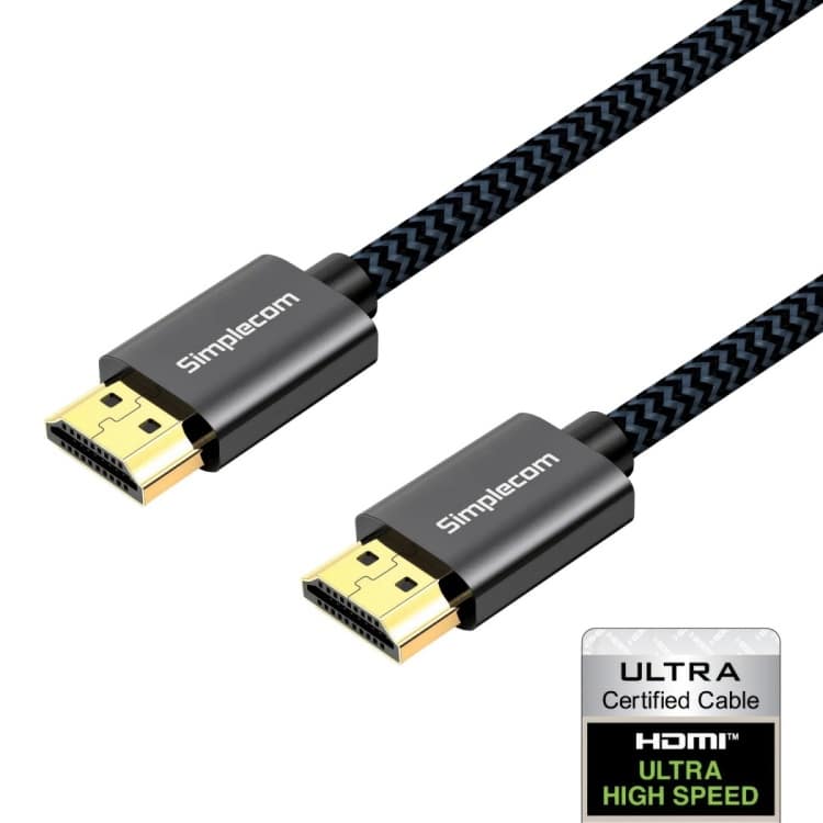 HDMI (Male) to HDMI (Male) HDMI2.1 8K@60Hz 48Gbps Monitor Cable - 1.8m