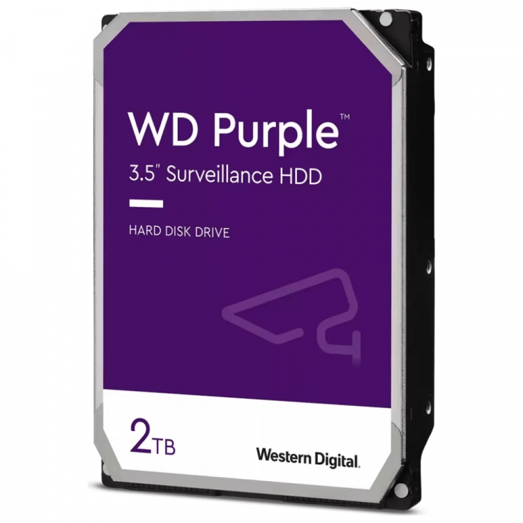 2TB (New) Surveillance Hard Drive (WD Purple WD22PURZ)