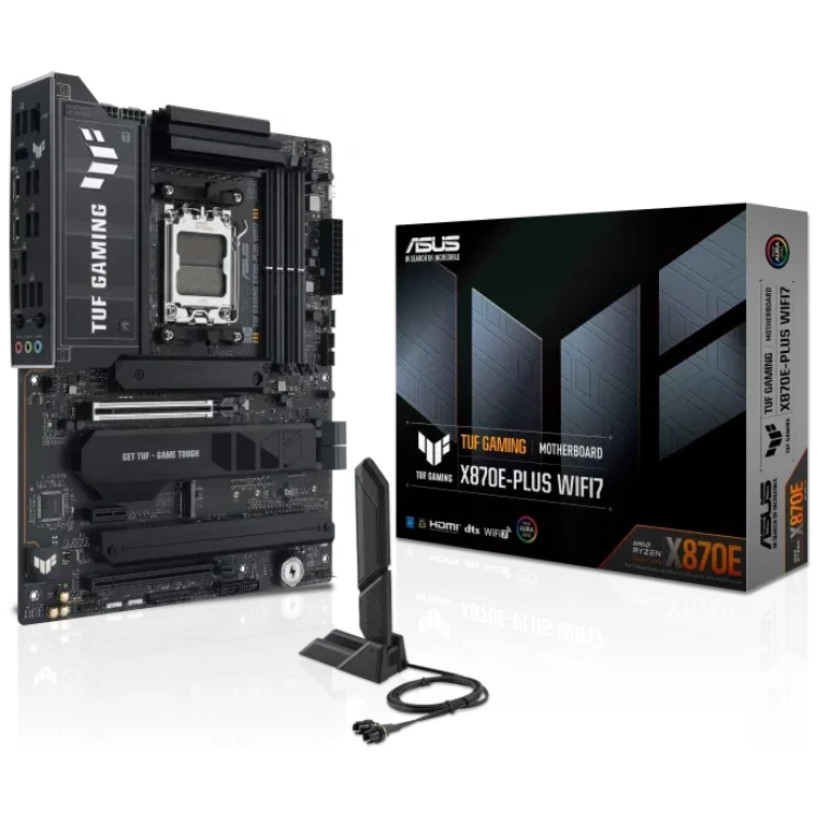 ASUS TUF Gaming X870E-Plus WiFi7 DDR5 ATX Motherboard (4 DIMM)