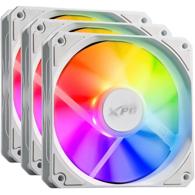 XPG Vento R ARGB 120mm Reverse Case Fan White (3 pack)
